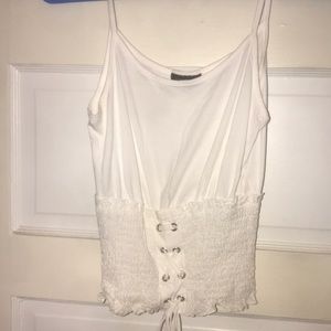 White tank top